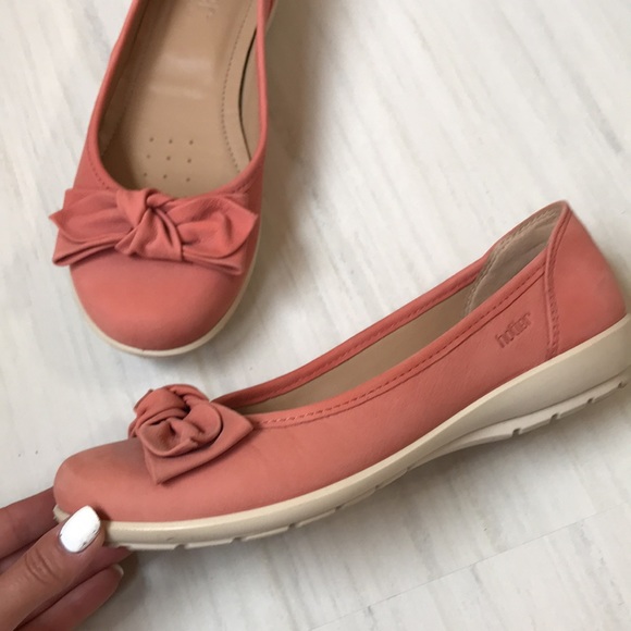 Hotter Comfort Concept peach slip on shoe - Picture 2 of 7